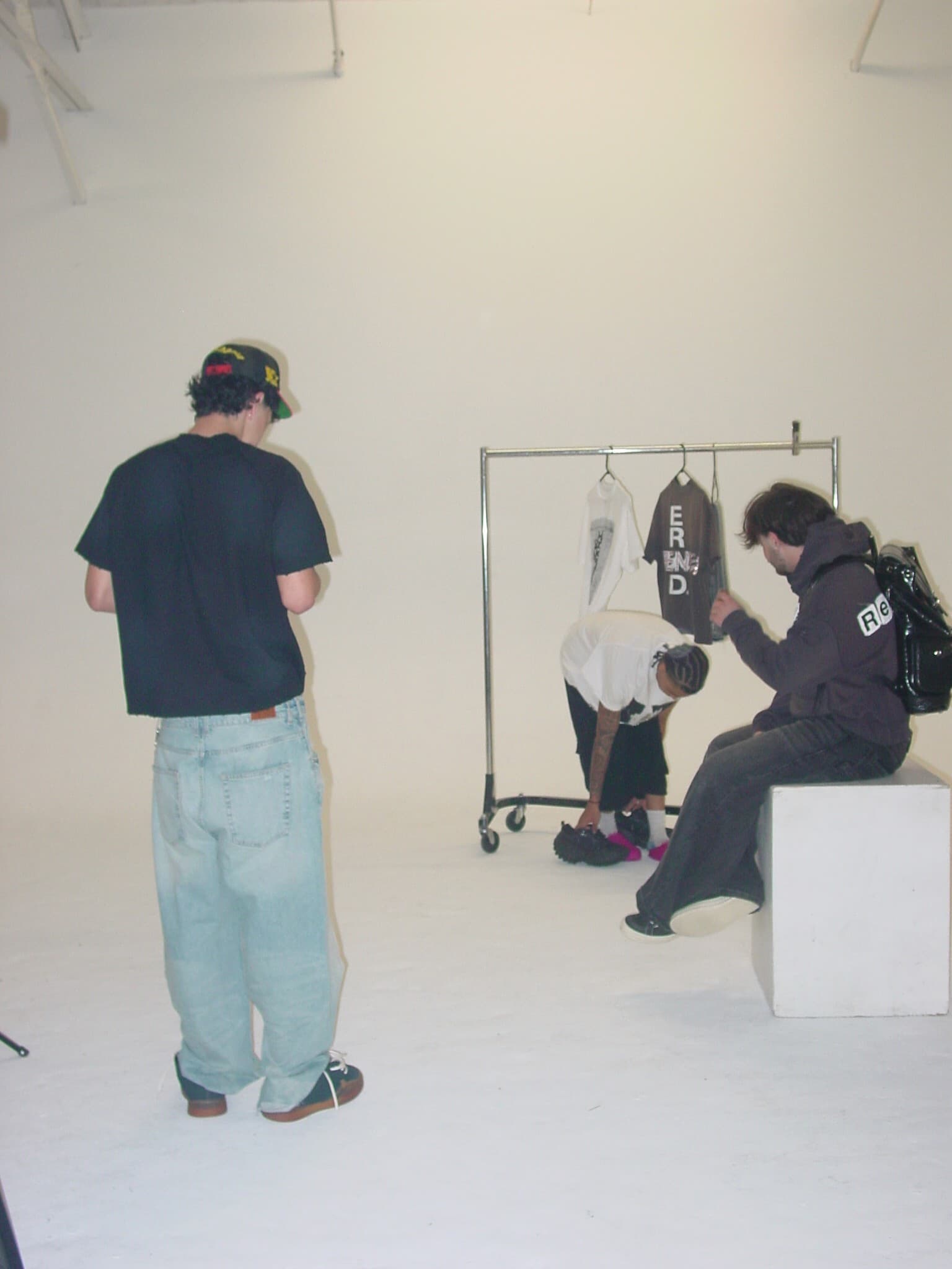 Behind the scenes — camera crew