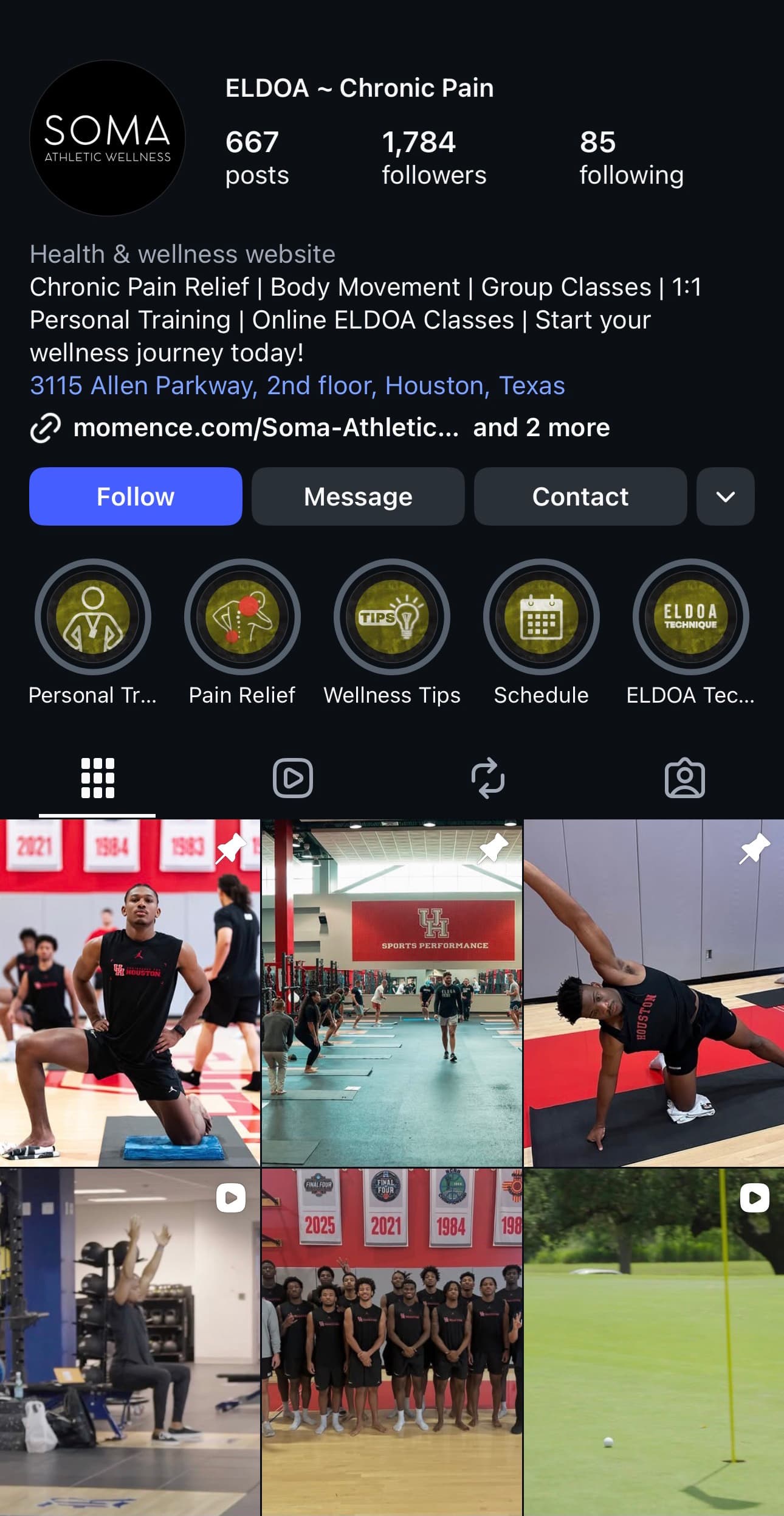 SOMA social media content